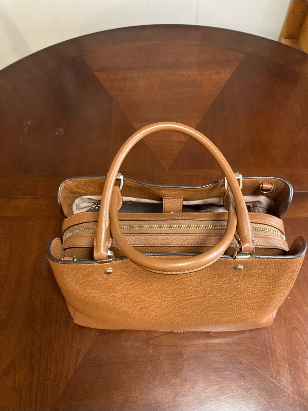 Kate Spade New York Leila Triple Compartment Satchel/Crossbody NWOT - Picture 3 of 15